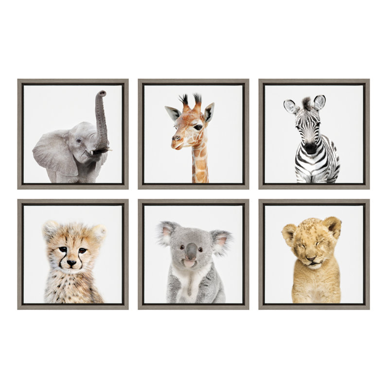 Isabelle & Max™ 'Safari Animals' by Amy Peterson Floater Frame